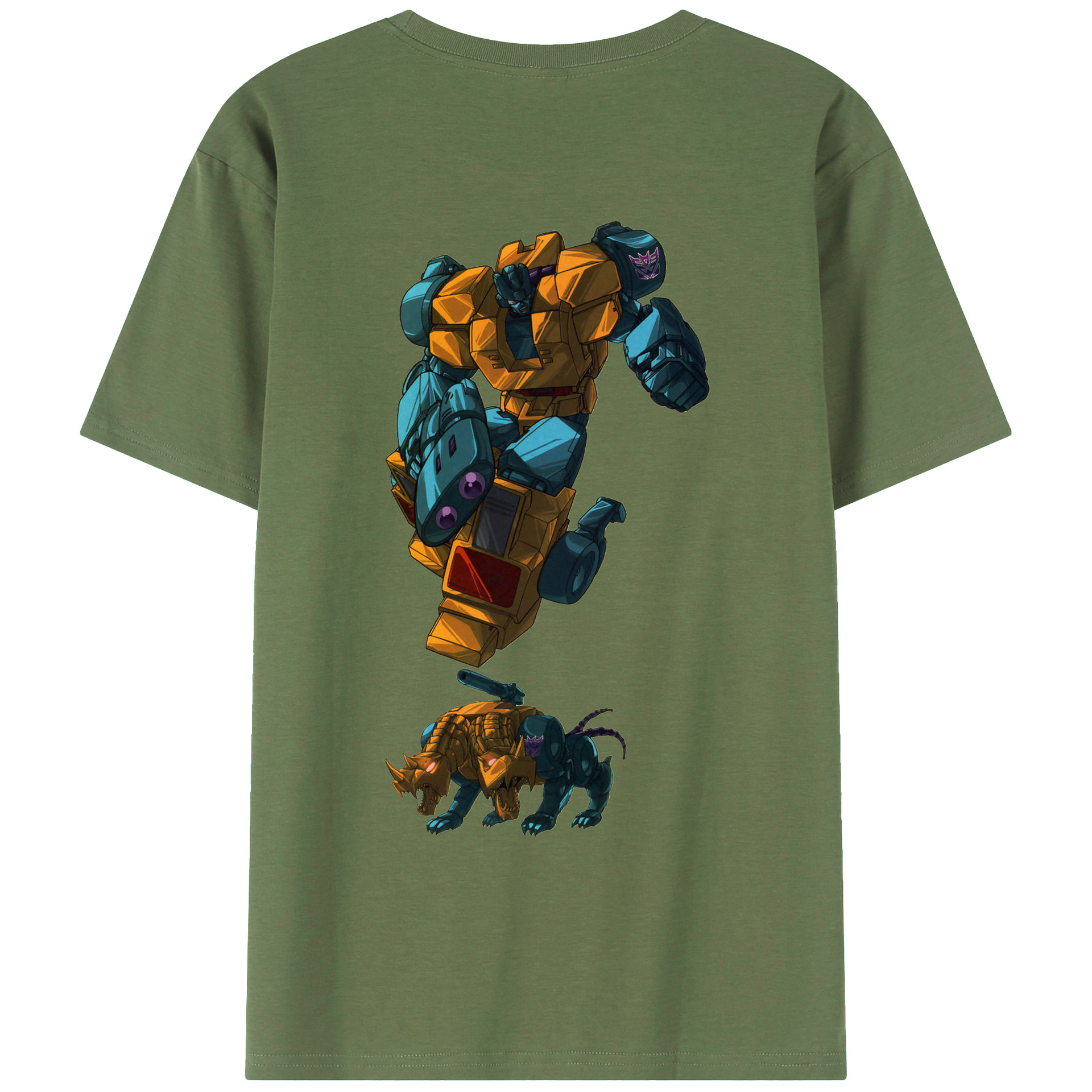 （画像用）  綿100％ メンズ半袖Tシャツ（バックプリント） 通気性